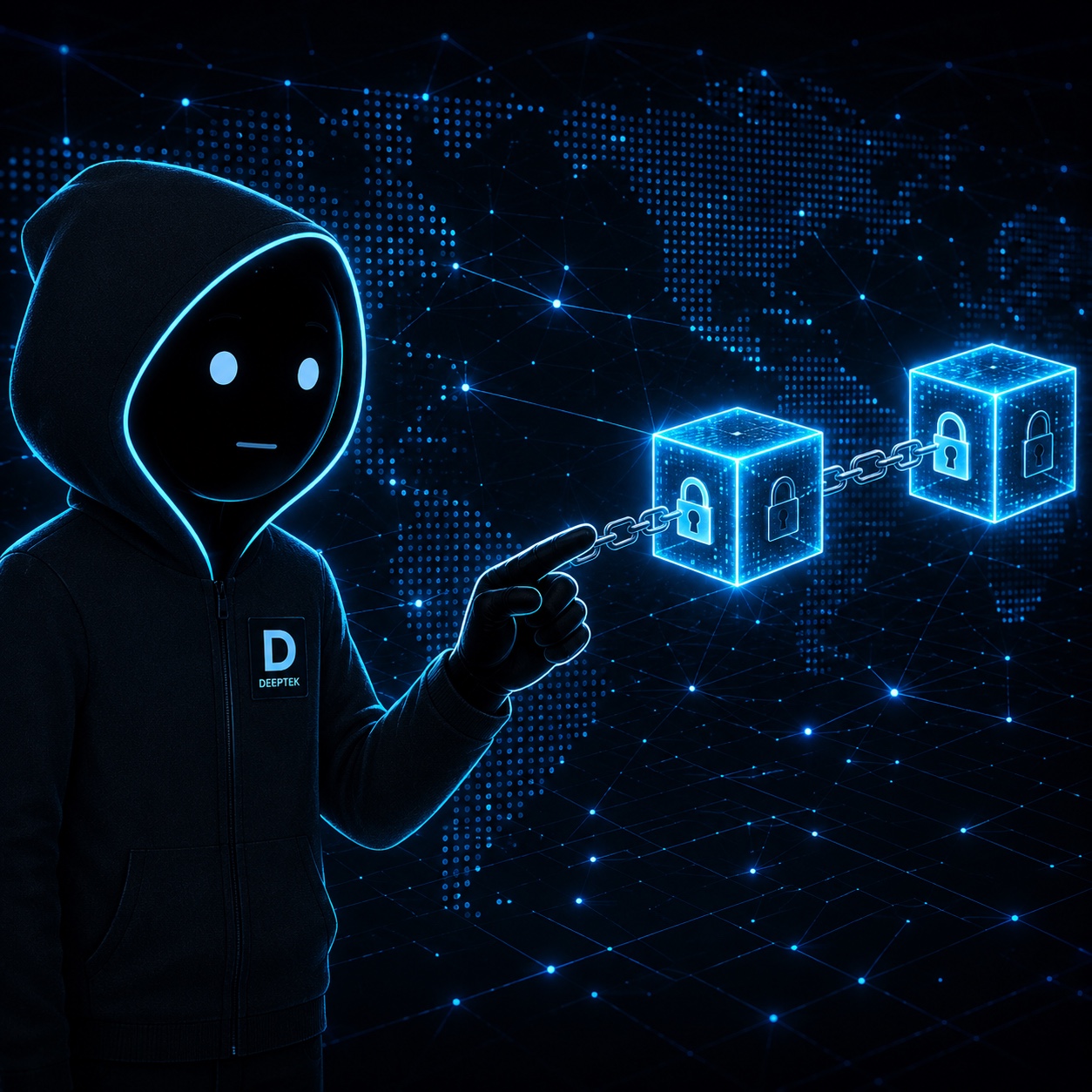 Deep explaining a secured digital network