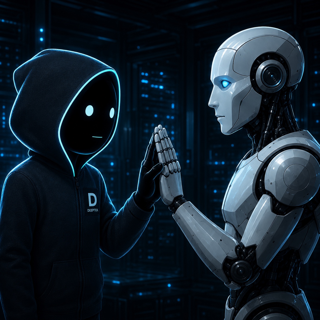 Deep interacting with a humanoid robot